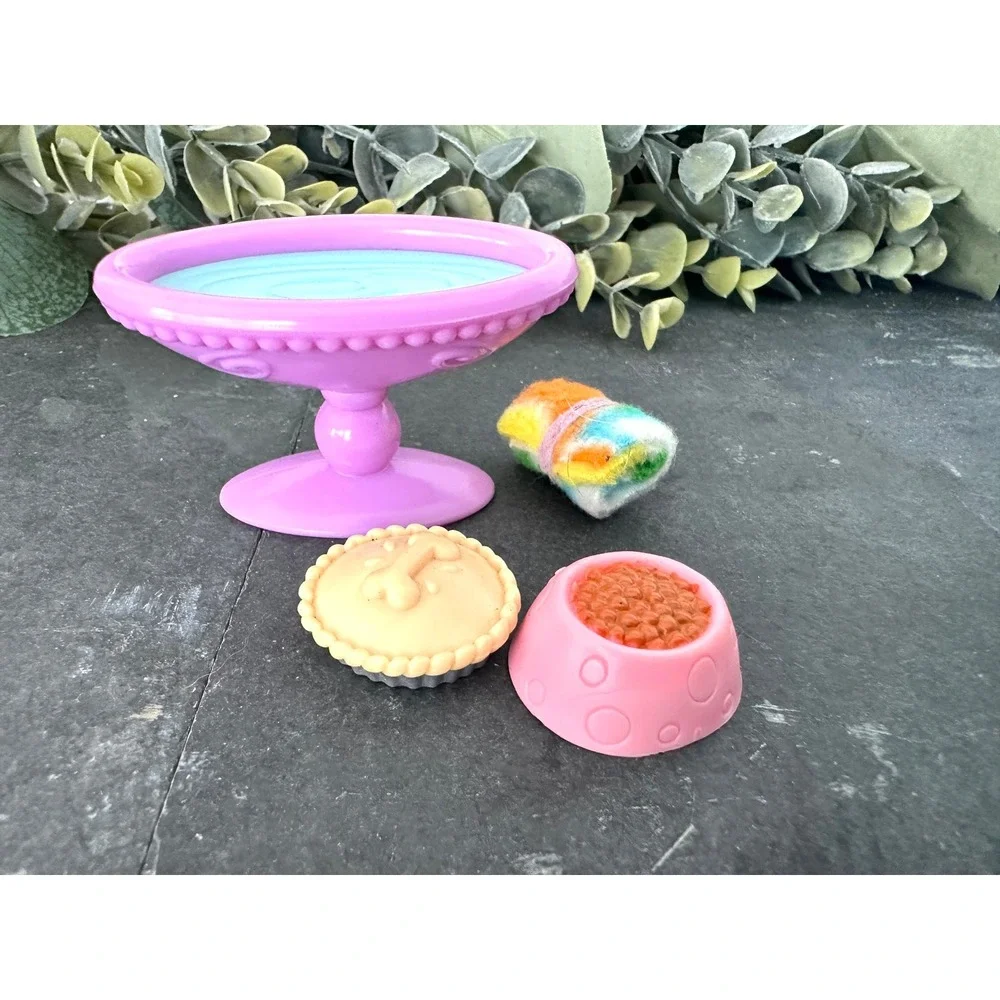 Littlest Pet Shop accessory lot bird bath LPS Hasbro